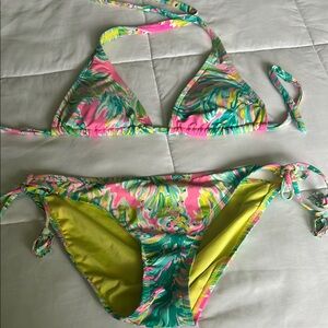 Lilly Pulitzer Guava Bikini Size 6